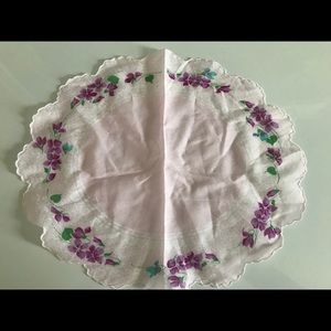 Vintage Lilacs Hanky